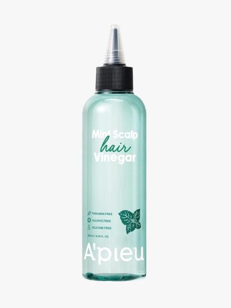 A’Pieu Mint Hair Vinegar Rinse in branded bottle component on a light gray background